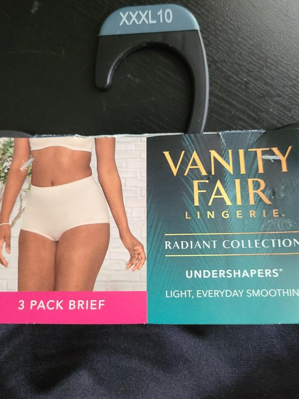 Vanity Fair Lingerie 3 Pack Brief Panties Radiant Collection Undershaper XXXL 10 - Picture 5 of 6